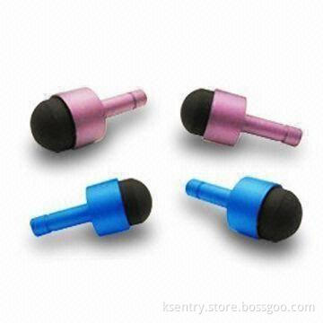 3.5mm Anti-dust Metal Mini Stylus Touch Pens for iPod/iPhone 3GS/4/4S/5/iPad, OEM Logo